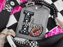 Load image into Gallery viewer, Faux Leather Rhinestone Football Mascots DROPDOWN TRANSFER CAP