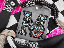 Load image into Gallery viewer, Faux Leather Rhinestone Football Mascots DROPDOWN TRANSFER CAP