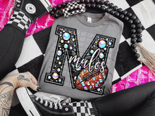 Load image into Gallery viewer, Faux Leather Rhinestone Football Mascots DROPDOWN TRANSFER CAP