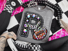Load image into Gallery viewer, Faux Leather Rhinestone Football Mascots DROPDOWN TRANSFER CAP