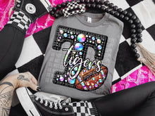 Load image into Gallery viewer, Faux Leather Rhinestone Football Mascots DROPDOWN TRANSFER CAP