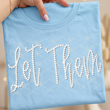 Load image into Gallery viewer, Faux Pearl Faith Sayings DROPDOWN TRANSFER THREAD FEB 26