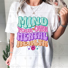 Load image into Gallery viewer, Mind Your Own Dropdown Retro Happy TRANSFER HMWK MAY 25