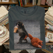 Load image into Gallery viewer, Monkey And Friend Walking With Coffee TRANSFER ET MAR 26
