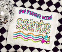 Load image into Gallery viewer, Go Fight Win Bright Checkered Mascots DROPDOWN TRANSFER CAP
