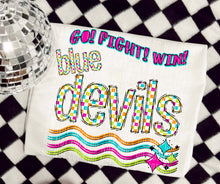 Load image into Gallery viewer, Go Fight Win Bright Checkered Mascots DROPDOWN TRANSFER CAP