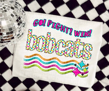 Load image into Gallery viewer, Go Fight Win Bright Checkered Mascots DROPDOWN TRANSFER CAP