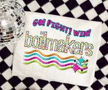 Load image into Gallery viewer, Go Fight Win Bright Checkered Mascots DROPDOWN TRANSFER CAP