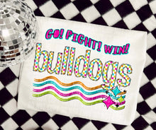 Load image into Gallery viewer, Go Fight Win Bright Checkered Mascots DROPDOWN TRANSFER CAP