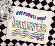 Load image into Gallery viewer, Go Fight Win Bright Checkered Mascots DROPDOWN TRANSFER CAP