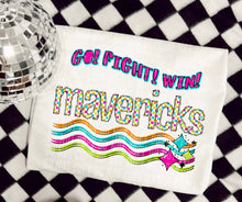 Load image into Gallery viewer, Go Fight Win Bright Checkered Mascots DROPDOWN TRANSFER CAP
