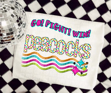 Load image into Gallery viewer, Go Fight Win Bright Checkered Mascots DROPDOWN TRANSFER CAP