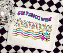 Load image into Gallery viewer, Go Fight Win Bright Checkered Mascots DROPDOWN TRANSFER CAP