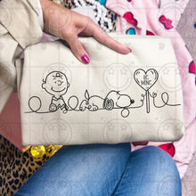 Load image into Gallery viewer, Be Mine Heart Lollipop Doodle Character DROPDOWN TRANSFER HMWK NOV 25