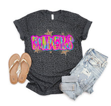 Load image into Gallery viewer, Bright Brushstroke Mascots With Gold Stars Dropdown TRANSFER SCAR JULY 25