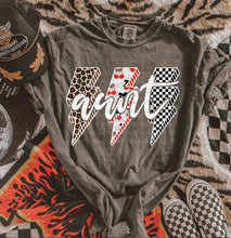 Load image into Gallery viewer, Leopard Cherry Checker Bolt Title Dropdown TRANSFER