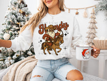 Load image into Gallery viewer, Howdy Cowboy Santa Skintone Dropdown TRANSFER SCAR SEPT 25