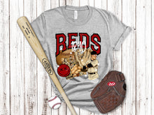 Load image into Gallery viewer, Vintage Baseball Collage Star Eyes Dropdown TRANSFER SAV FEB 25