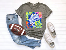 Load image into Gallery viewer, White Groovy Floral Mascots Dropdown TRANSFER SCG MAY