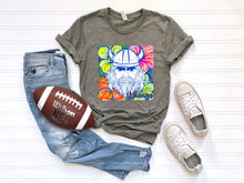 Load image into Gallery viewer, White Groovy Floral Mascots Dropdown TRANSFER SCG MAY