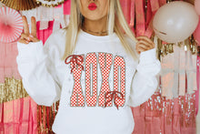 Load image into Gallery viewer, XOXO Red Bow Checker TRANSFER ET DEC 25