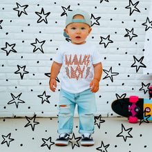 Load image into Gallery viewer, Mama’s Boy + Girl Checker Bolt Dropdown TRANSFER SCAR APR 25
