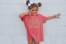 Load image into Gallery viewer, Mama + Mini Single Color Checker Dropdown BRWN Distressed TRANSFER SCAR APR 25