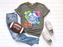 Load image into Gallery viewer, White Groovy Floral Mascots Dropdown TRANSFER SCG MAY