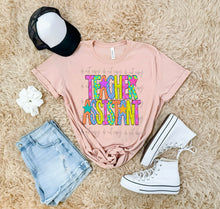 Load image into Gallery viewer, Bright Checker Star School Occupation Dropdown TRANSFER ARA