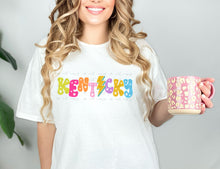 Load image into Gallery viewer, Bright Bubble Heart States DROPDOWN TRANSFER SAV