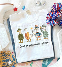 Load image into Gallery viewer, Just A Patriotic Goose TRANSFER