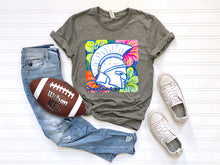Load image into Gallery viewer, White Groovy Floral Mascots Dropdown TRANSFER SCG MAY