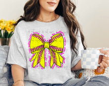 Load image into Gallery viewer, Take Me Out To The Ballgame Bows Dropdown TRANSFER LOTTIE