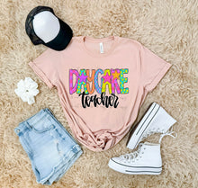 Load image into Gallery viewer, Bright Checker Star School Occupation Dropdown TRANSFER ARA