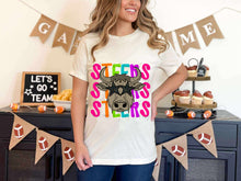 Load image into Gallery viewer, Bright Stacked Mascots Star Eyes DROPDOWN TRANSFER TSC 24