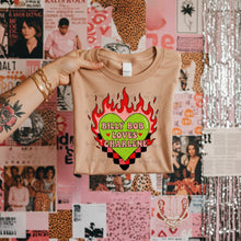Load image into Gallery viewer, Billy Loves Char Burning Checkered Heart Color Dropdown TRANSFER SAV JAN 25