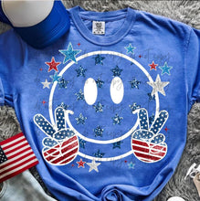 Load image into Gallery viewer, Peace Happy Stars TRANSFER