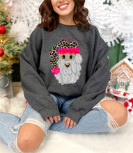 Load image into Gallery viewer, Leopard Santa Hat - Choose Skintone TRANSFER AJD