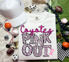 Load image into Gallery viewer, Pink Out Leopard Mascot DROPDOWN TRANSFER CAP
