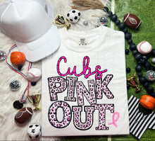 Load image into Gallery viewer, Pink Out Leopard Mascot DROPDOWN TRANSFER CAP