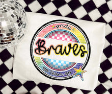 Load image into Gallery viewer, Pride Go Team Go Rainbow Checkered Mascots DROPDOWN TRANSFER CAP