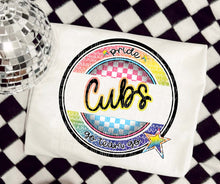 Load image into Gallery viewer, Pride Go Team Go Rainbow Checkered Mascots DROPDOWN TRANSFER CAP