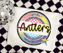 Load image into Gallery viewer, Pride Go Team Go Rainbow Checkered Mascots DROPDOWN TRANSFER CAP