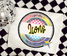 Load image into Gallery viewer, Pride Go Team Go Rainbow Checkered Mascots DROPDOWN TRANSFER CAP