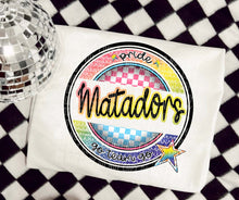 Load image into Gallery viewer, Pride Go Team Go Rainbow Checkered Mascots DROPDOWN TRANSFER CAP