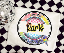 Load image into Gallery viewer, Pride Go Team Go Rainbow Checkered Mascots DROPDOWN TRANSFER CAP