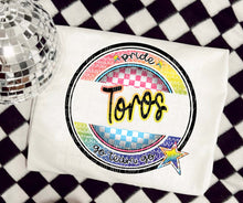 Load image into Gallery viewer, Pride Go Team Go Rainbow Checkered Mascots DROPDOWN TRANSFER CAP