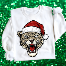 Load image into Gallery viewer, Mascot Faux Glitter Santa Hat DROPDOWN TRANSFER PARJO OCT 25
