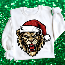 Load image into Gallery viewer, Mascot Faux Glitter Santa Hat DROPDOWN TRANSFER PARJO OCT 25