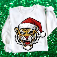 Load image into Gallery viewer, Mascot Faux Glitter Santa Hat DROPDOWN TRANSFER PARJO OCT 25